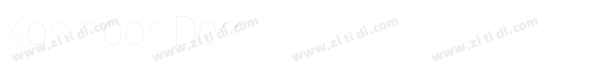 Kohinoor Demi字体转换 Kohinoor Demi字体转换